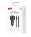 Type-C to Type-C Car MP3 Charger XO-BCC18