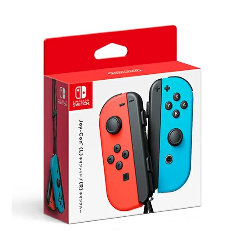 joycon panama Nintendo Switch Joy-Con Controllers (Neon Red/Neon Blue) - Imagen 1