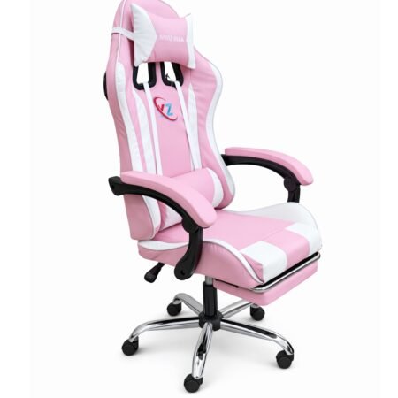Silla Gamer con Bocina Pink White