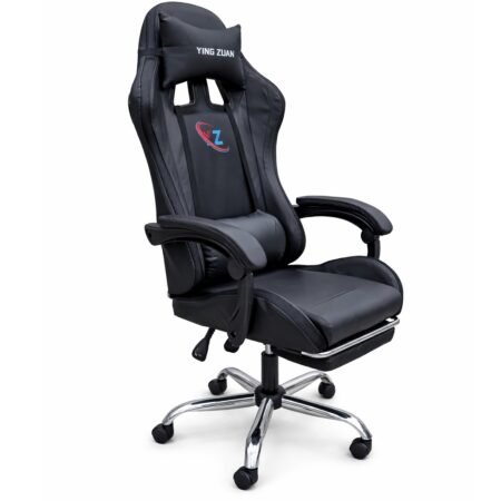 Silla Gamer con Bocina y Led Black
