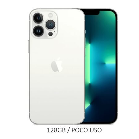 iPhone 13 Pro Max 128GB Silver Poco Uso 93% Chip