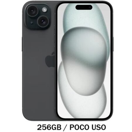 iPhone 15 Plus 256GB Black Poco Uso 94% ESIM