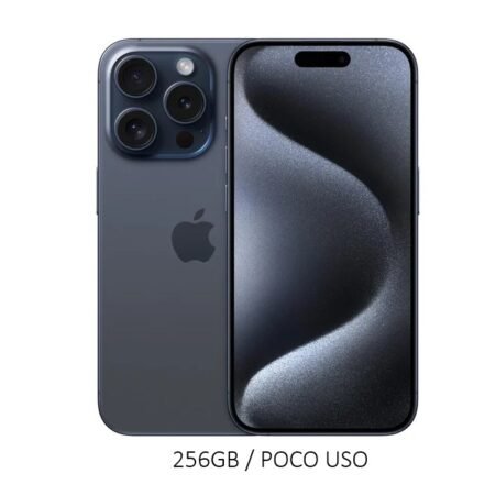 iPhone 15 Pro 256GB Blue Poco Uso 95% ESIM