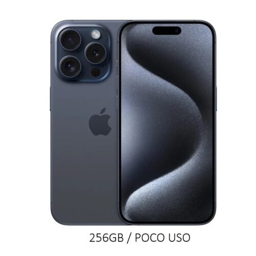 iPhone 15 Pro 256GB Blue Poco Uso 95% ESIM