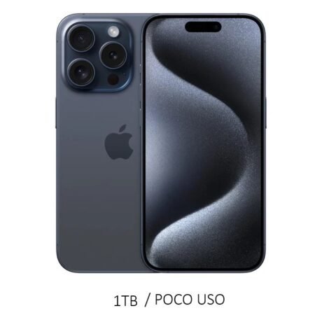 iPhone 15 Pro Max 1TB Blue Titanium Poco Uso 95% ESIM