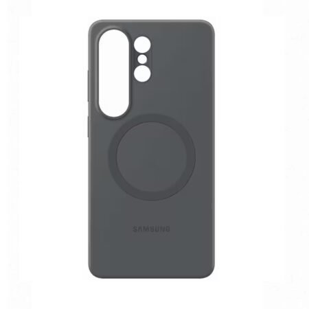 Funda de silicona magnética para el Galaxy S26 Ultra Black