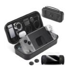 Carrying Case With Thumbstick Cap And Sceen Protector