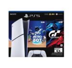 PS5 Slim Digital 825 GB Gran Turismo 7 + Juego PS5 Astro Bot (Vouchers)