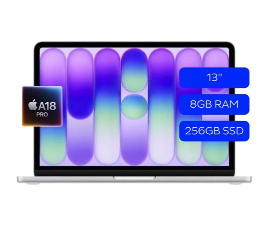 0864 MacBook Neo Plata 13 pulgadas 8GB 256GB MHFA4LL/A - Imagen 1