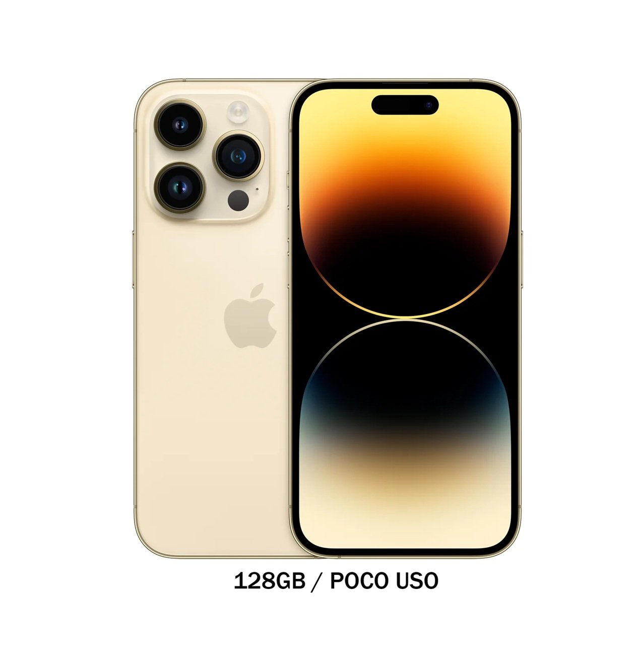 14 PRO 128 POCO USO iPhone 14 Pro 128GB Gold Poco Uso 75% ESIM - Imagen 1