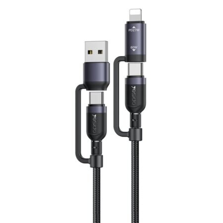 YESIDO CA200 Fast Charging 4in1 60W Cable 1.2m
