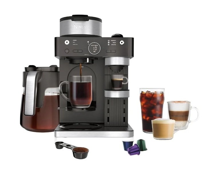 622356593748 Ninja CFN601 Sistema de Café expreso Coffee Barista Función Para Cápsulas De Nespresso - Imagen 1