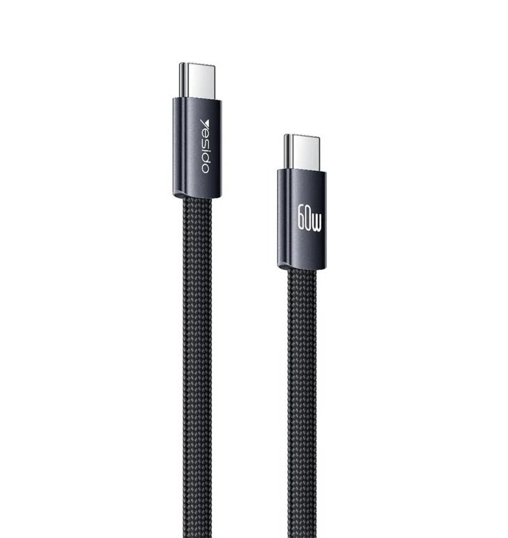 7850 YESIDO CA206 1,2m USB-C a USB-C Cable PD 60 W Carga rápida - Imagen 1