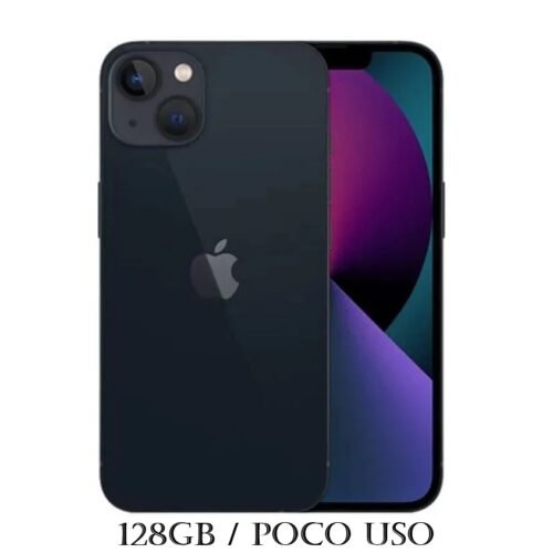 iPhone 13 128GB Midnight Poco Uso 80% Chip