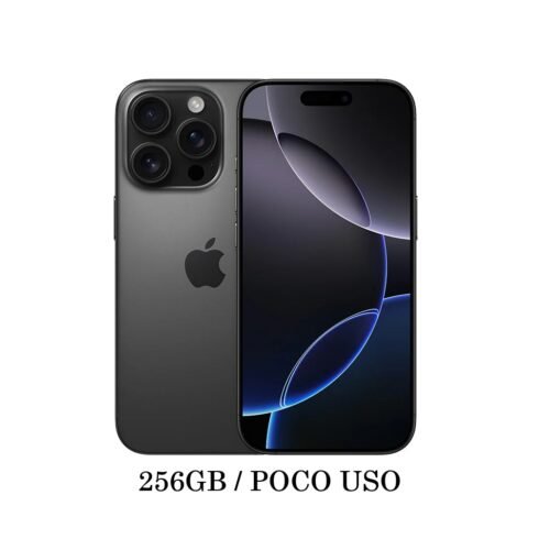 iPhone 16 Pro 256GB Black Titanium Poco Uso 91% Chip