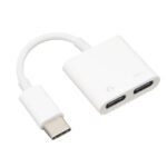 Adaptador 2 in 1 Type-c Headphone Model jh-032