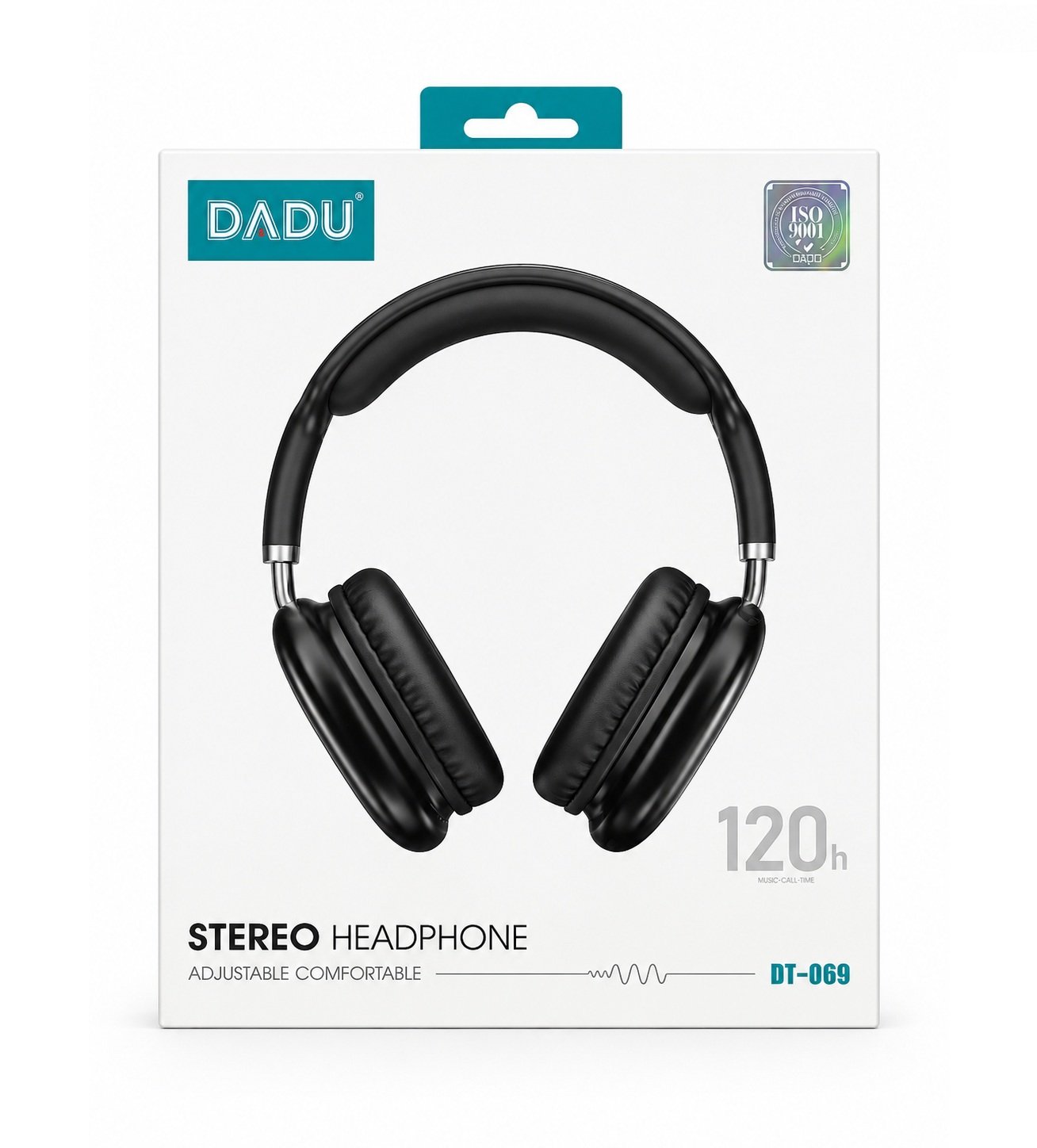 -069 black Stereo Heaphone DT-069 Black - Imagen 1