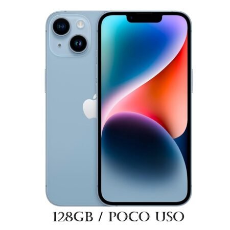 iPhone 14 128GB Blue Poco Uso 95% ESIM