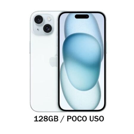 iPhone 15 128GB Blue Poco Uso 86% Chip