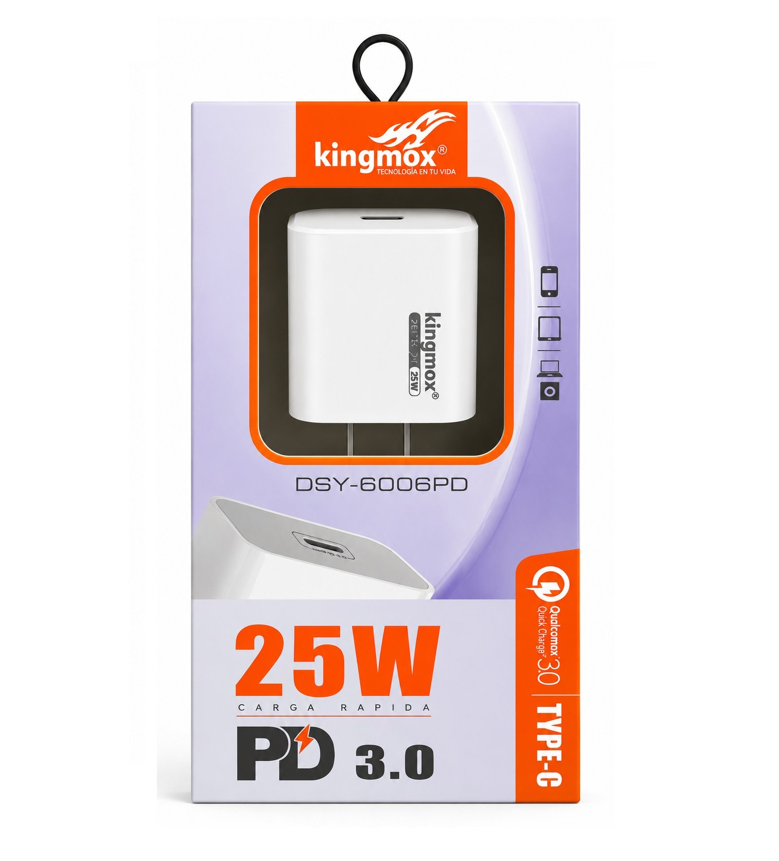 6006d Cargador Completo DSY-6006PD PRO 25W Type-C - Imagen 1