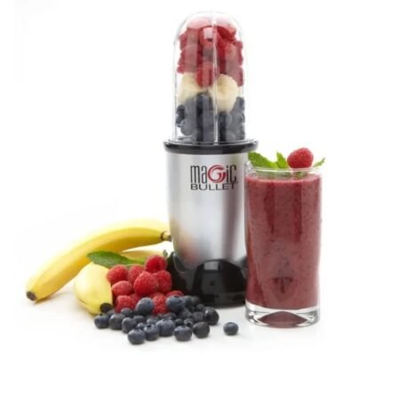 Magic Bullet 250W 4 Piece Mini Blender Set Silver MBR-0748