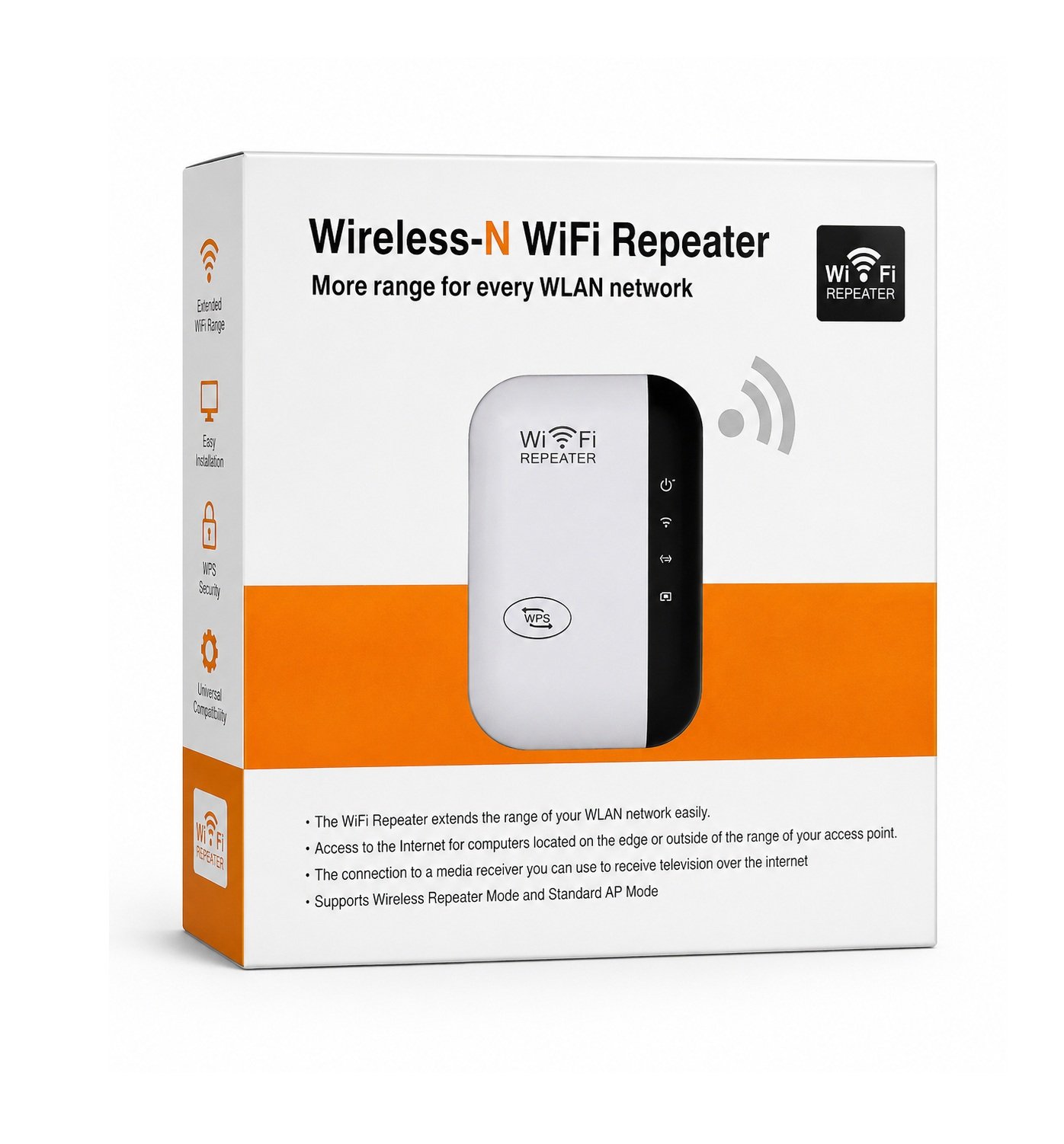 n wifi Wireless-N WiFi Repeater - Imagen 1