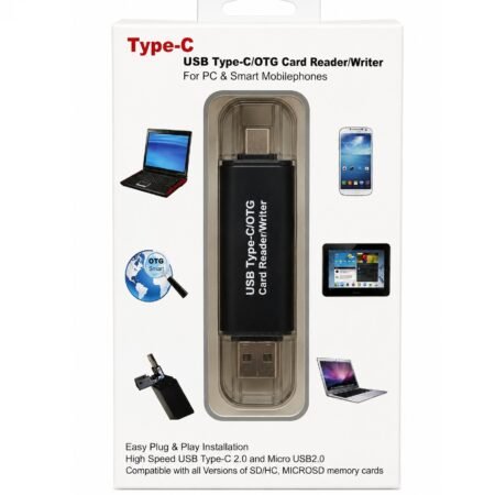 Adaptador Type-C Usb Type-C/Otg Card Reader Writer