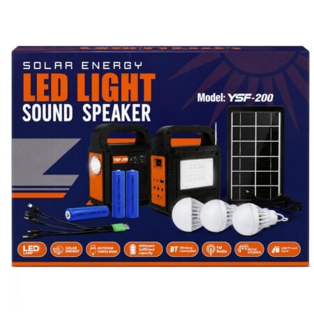 Solar Energy Led Light Sound Speaker YSF-200