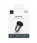 Wiwu Nano Lite USB-A+A Fast Car Charger 12w Wi-CC031