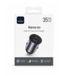Wiwu Nano Lite 35w USB-A+C Fast Car Charger Wi-CC030