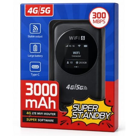 4G MIFI Router 3000mAh 4G/5G 300MBPS M32-L