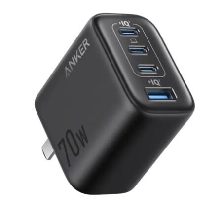 Anker Zolo Charger 70W 4-Puertos PD 3.0 Negro