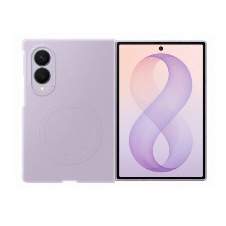 Galaxy Z Fold8 Silicone Magnet Case Lavender