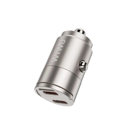 Wiwu Nano USB-C+USB-C Car Charger 30W Wi-QC029