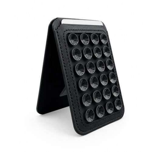 Magnetic Wallet Con Ventosas Chupones Negro