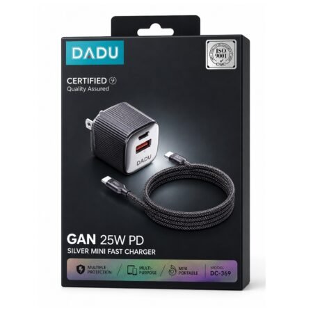 DADU GaN 25W PD Silver Mini Fast Charger DC-369
