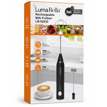 Luma Bella Rechargeable Milk Frother LB-52032 Batidor