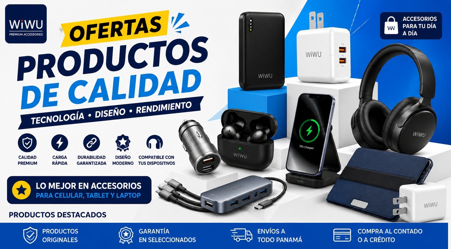 Accesorios WiWU en Panamá