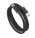 USB-C to USB-C Cable 240W Braided Nylon Essen Black 1.5 m