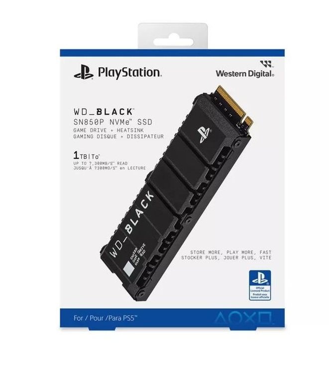4907 Western Digital WD_BLACK 1TB NVMe SSD M.2 SN850P - Imagen 1