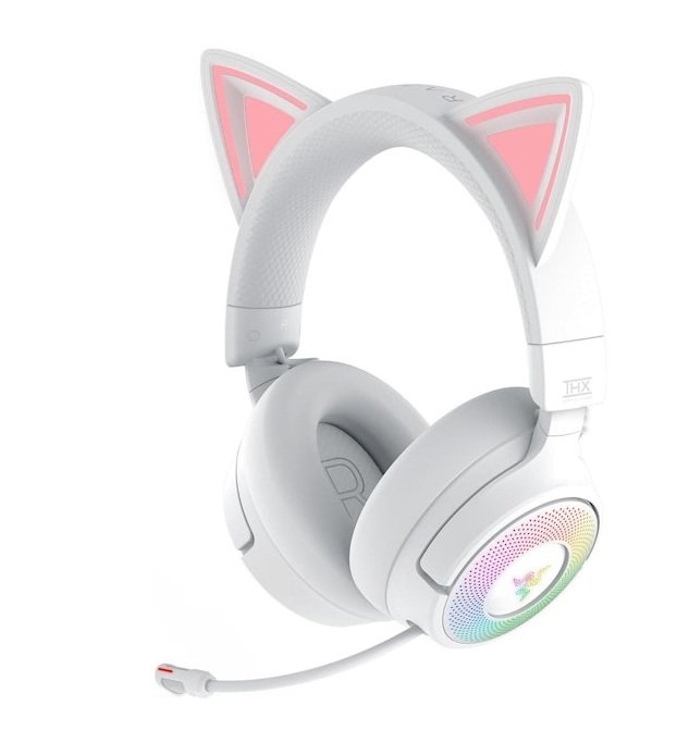 8647 Razer Kraken Kitty V3 X Wired Headset for Gaming White - Imagen 1