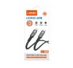 Cable Tipo-C A Tipo-C De Carga Rapida 65W Negro 2M LC352C