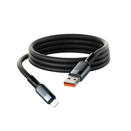 Cable Trenzado De 50W 2M USB A Lightning Carga Rápida Negro