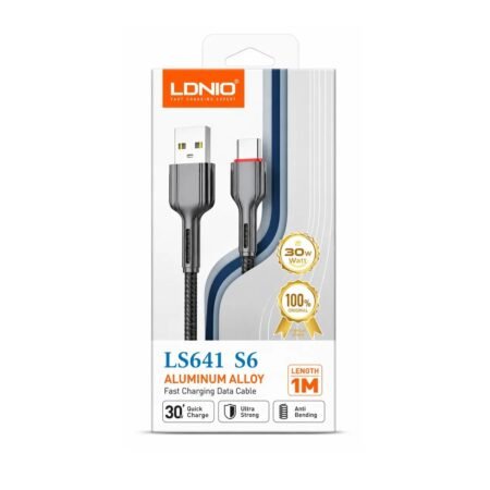 Cable 30W USB-A A Micro-USB 1M Negro LS641S6