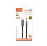 Adaptador Tipo-C A 3.5MM 2M Negro LS-Y92C