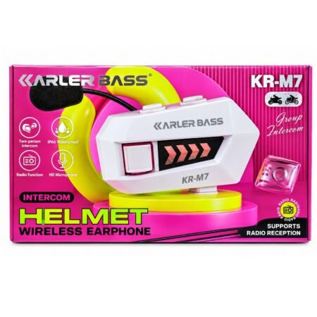 Heltmet Wireless Earphone Intercom KR-M7 Rose