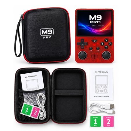 Consola Retro M9 PRO +35000 Games Naranja