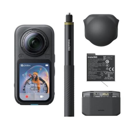 Insta360 X6 360 8K Essentials Bundle Midnight Black