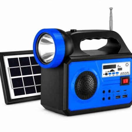 Bocina JT-QT-T08 Con Lampara y Panel Solar