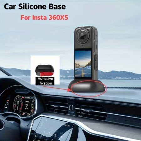 Base Silicona para Insta360 X5 Adhesivo para Carro